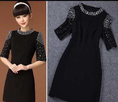 【2015秋冬新款 歐美外貿(mào)原單精品高端女裝品牌代理連衣裙子】價格_廠家_圖片 -