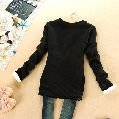 【免費加盟代理服裝一件代發 網店代理代發貨時尚女裝 針織衫73604】價格,廠家,圖片,女式針織衫,上海業特貿易-